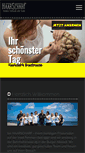 Mobile Screenshot of haarscharf-fehmarn.de